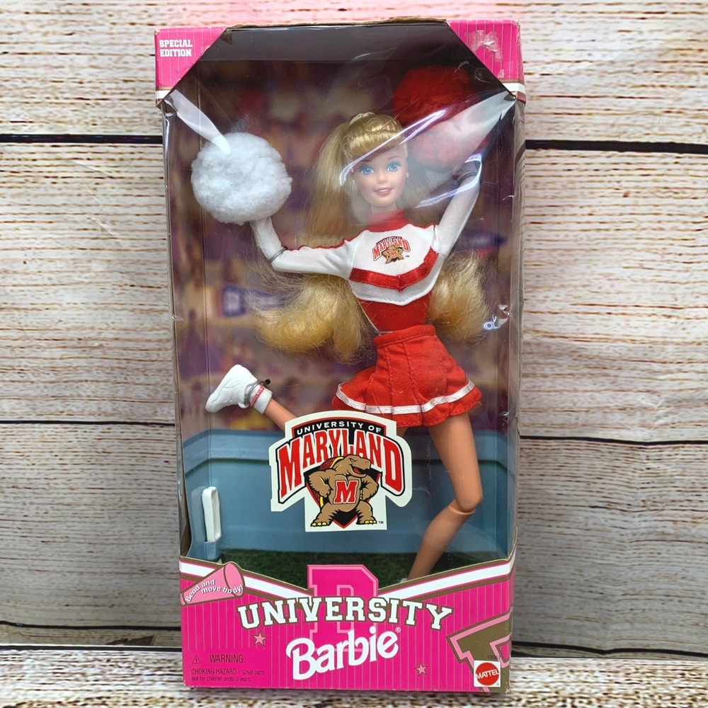 Vintage 1996 Mattel Special‎ Edition University of Maryland Barbie Doll #19867